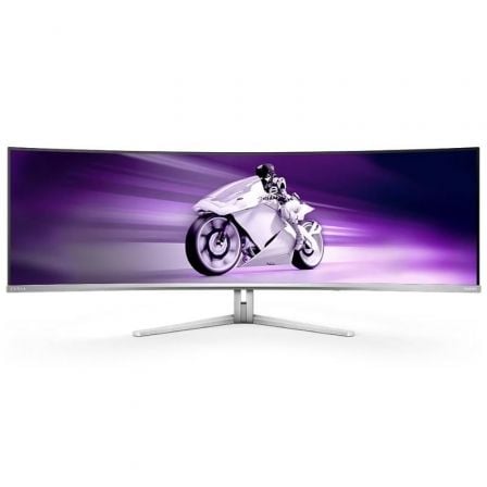art_phil-m-49m2c8900l_1 Monitor gaming ultrapanorámico curvo philips evnia 8000 49m2c8900l 49"/ dual qhd/ 0.03ms/ 144hz/ oled/ multimedia/ blanco