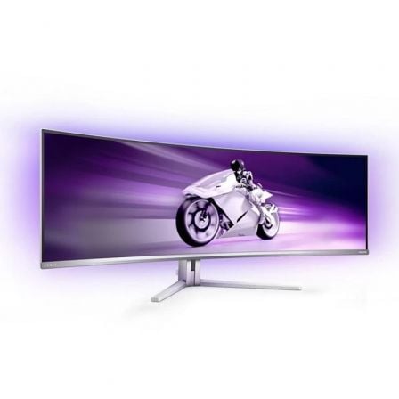 art_phil-m-49m2c8900l_2 Monitor gaming ultrapanorámico curvo philips evnia 8000 49m2c8900l 49"/ dual qhd/ 0.03ms/ 144hz/ oled/ multimedia/ blanco