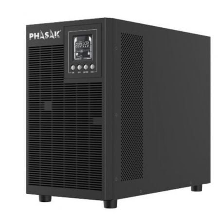 SAI Online Phasak 3000 VA Online LCD/ 3000VA-3000W/ 4 Salidas/ Formato Torre