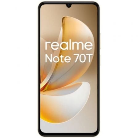 Smartphone realme note 70t 4gb/ 128gb/ 6.74"/ dorado playa