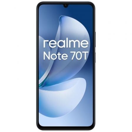 Smartphone realme note 70t 4gb/ 256gb/ 6.74"/ negro obsidiana