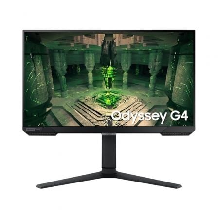 Monitor gaming samsung odyssey g4 s25bg400eu/ 25"/ full hd/ 1ms/ 240hz/ ips/ regulable en altura/ negro