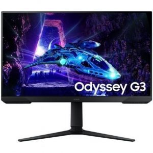 Monitor gaming samsung odyssey g3 s27dg300eu/ 27"/ full hd/ 1ms/ 180hz/ va/ regulable en altura/ negro