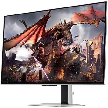 Smart monitor gaming samsung odyssey oled g8 s32dg800su 32"/ 4k/ 0.03ms/ 240hz/ multimedia/ regulable en altura/ smart tv/ plata