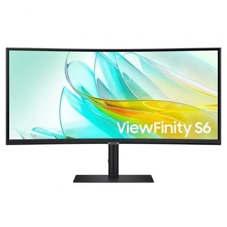 art_sam-m-s34c652uau_1 Monitor profesional ultraparonámico curvo samsung viewfinity s6 s34c652uau 34"/ uwqhd/ multimedia/ regulable en altura/ negro