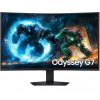 Monitor gaming samsung odyssey g7 g75f 37"/ 4k/ 1ms/ 165hz/ va/ regulable en altura/ negro