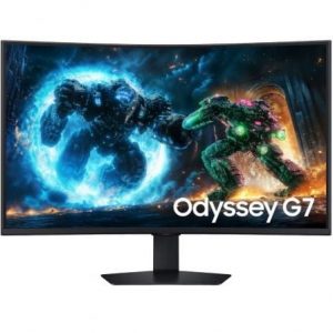 Monitor gaming samsung odyssey g7 g75f 37"/ 4k/ 1ms/ 165hz/ va/ regulable en altura/ negro