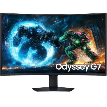 Monitor gaming samsung odyssey g7 g75f 37"/ 4k/ 1ms/ 165hz/ va/ regulable en altura/ negro