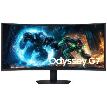 Monitor gaming ultrapanorámico curvo samsung odyssey g7 s40fg756eu 40"/ 5k2k/ 1ms/ 180hz/ va/ regulable en altura/ negro