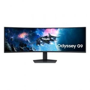 Monitor gaming ultrapanorámico curvo samsung odyssey g9 s49cg954eu 49"/ dual qhd/ 1ms/ 240hz/ va/ regulable en altura/ negro
