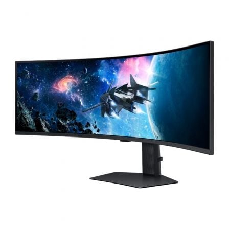 Monitor gaming ultrapanorámico curvo samsung odyssey g9 s49cg954eu 49"/ dual qhd/ 1ms/ 240hz/ va/ regulable en altura/ negro