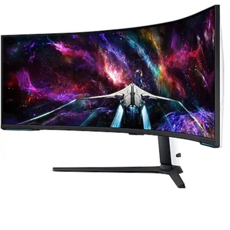 Monitor gaming ultrapanorámico curvo samsung odyssey neo g9 s57cg952nu 57"/ dual uhd/ 1ms/ 240hz/ va/ regulable en altura/