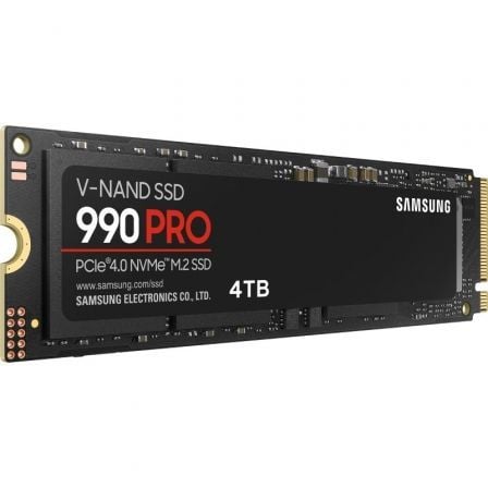 Disco SSD Samsung 990 PRO 4TB/ M.2 2280 PCIe Gen4/ Compatible con PS5 y PC/ Full Capacity