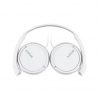 Auriculares sony mdrzx110apw/ con micrófono/ jack 3.5/ blancos