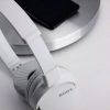 Auriculares sony mdrzx110apw/ con micrófono/ jack 3.5/ blancos
