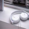 Auriculares sony mdrzx110apw/ con micrófono/ jack 3.5/ blancos
