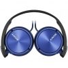Auriculares sony mdrzx310apl/ con micrófono/ jack 3.5/ azules