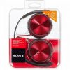 Auriculares sony mdrzx310apr/ con micrófono/ jack 3.5/ rojos