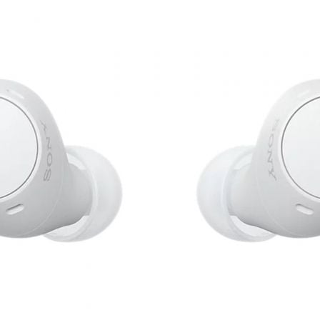 Auriculares bluetooth sony wf-c510 con estuche de carga/ autonomía 5h/ blancos