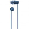 Auriculares inalámbricos intrauditivos sony wi-c100/ con micrófono/ bluetooth/ azules