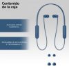 Auriculares inalámbricos intrauditivos sony wi-c100/ con micrófono/ bluetooth/ azules
