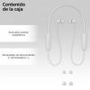 Auriculares inalámbricos intrauditivos sony wi-c100/ con micrófono/ bluetooth/ blancos