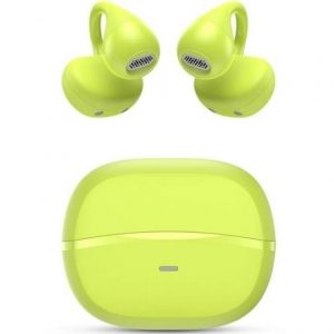 Auriculares bluetooth spc boost clip con estuche de carga/ autonomía 6h/ verdes lima