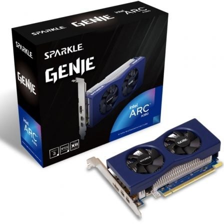 art_spk-gf-arc-a380-genie-6gb_1 Tarjeta gráfica sparkle intel arc a380 genie/ 6gb gddr6