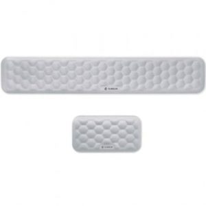 Pack de 2 reposamuñecas subblim ergo airpadding/ plateadas