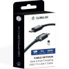 Cable USB 2.0 Tipo-C Subblim Optimus/ USB Tipo-C Macho - USB Tipo-C Macho/ Hasta 60W/ 480Mbps/ 1m/ Negro