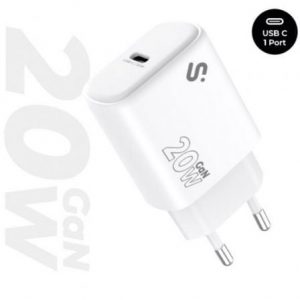 Cargador de pared gan subblim 20w charger usb c/ 1xusb tipo-c/ 20w