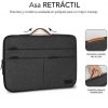 Funda subblim air padding 360 sleeve para portátiles hasta 15.6"/ gris oscuro
