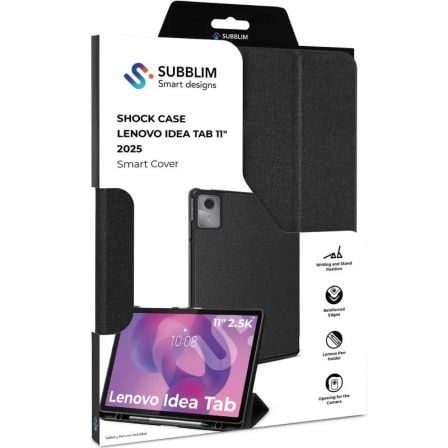 Funda subblim shock case lenovo idea tab 11" 2025/ negra
