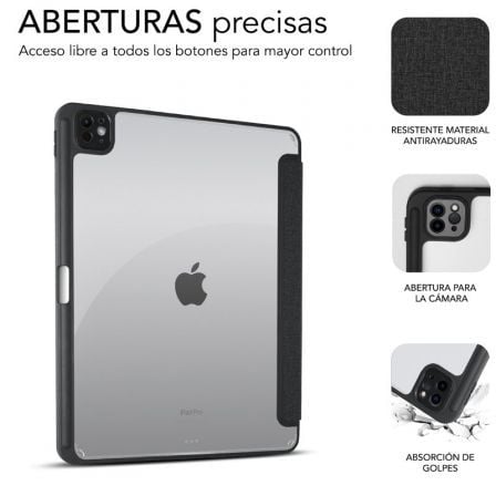 art_sub-funda-cst-5sc421_2 Funda subblim clear shock case para ipad pro 12.9" 2024 m4/ negra
