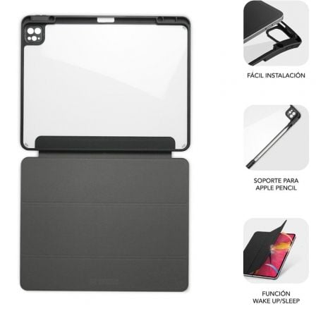 art_sub-funda-cst-5sc421_4 Funda subblim clear shock case para ipad pro 12.9" 2024 m4/ negra