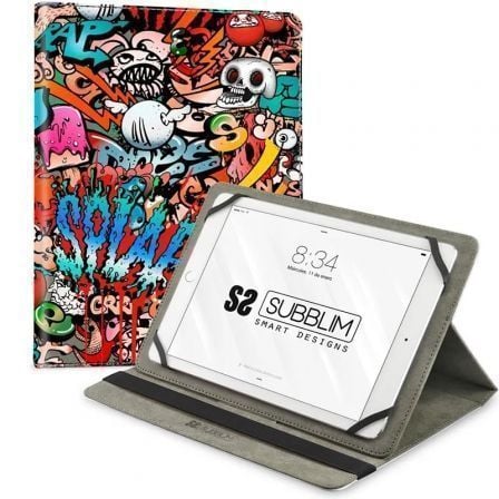 art_sub-funda-cut-4tc010_1 Funda subblim trendy graffiti para tablets de 10.1"-11"