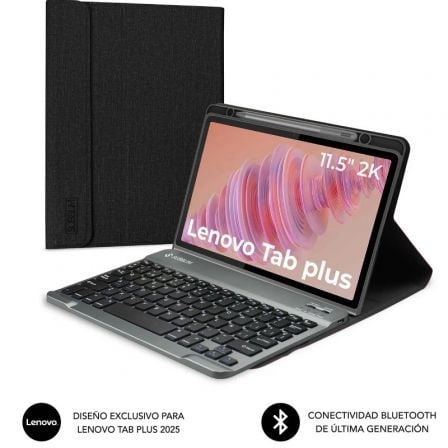 art_sub-funda-kt3-btl330_1 Funda con teclado subblim keytab pro bt lenovo tab 2025 11.5"/ negra