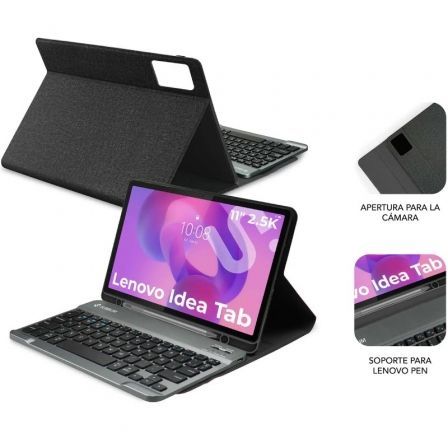 art_sub-funda-kt3-btl340_5 Funda con teclado subblim keytab pro bt lenovo idea tab 11" 2025/ negra