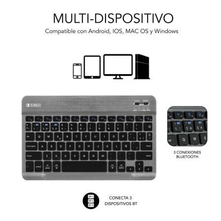 art_sub-funda-subkt3-bts060_2 Funda con teclado subblim keytab pro bt para tablets samsung galaxy a9+/ negra