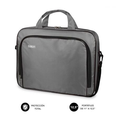 Maletín subblim oxford para portátiles hasta 12.5"/ gris
