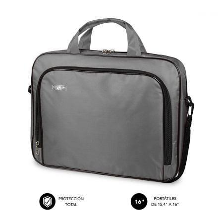 Maletín subblim oxford para portátiles hasta 16"/ gris