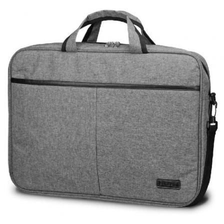 art_sub-mal-lb-3elb001_1 Maletín subblim elite laptop bag para portátiles hasta 14"/ cinta para trolley/ gris