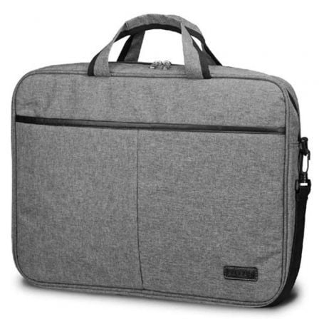 art_sub-mal-lb-3elb010_1 Maletín subblim elite laptop bag para portátiles hasta 15.6"/ cinta para trolley/ gris