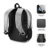 Mochila subblim urban lock para portátiles hasta 16"/ puerto usb/ antirrobo/ gris