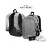 Mochila subblim urban lock para portátiles hasta 16"/ puerto usb/ antirrobo/ gris