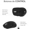 art_sub-mou-comf-ergo-dual-b-bk_2 Ratón ergonómico inalámbrico por bluetooth/ 2.4ghz subblim comfort ergo dual battery/ batería recargable/ hasta 2400 dpi/ negro