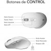 art_sub-mou-comf-ergo-dual-b-wh_2 Ratón ergonómico inalámbrico por bluetooth/ 2.4ghz subblim comfort ergo dual battery/ batería recargable/ hasta 2400 dpi/ blanco
