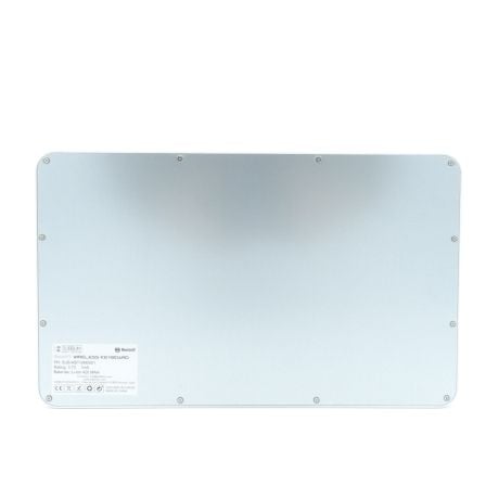 Teclado compacto inalámbrico por bluetooth subblim smart/ plata