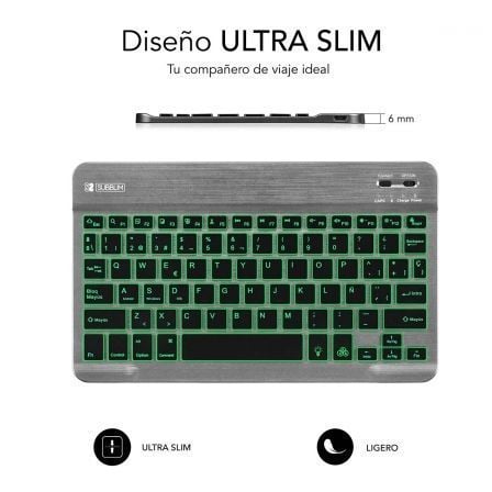 art_sub-tec-smbl31_3 Teclado compacto inalámbrico por bluetooth subblim smart backlit/ gris
