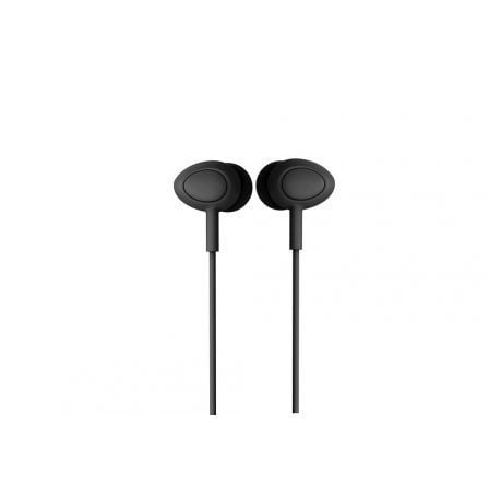 Auriculares intrauditivos sunstech pops/ con micrófono/ jack 3.5/ negros